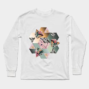 cross and flower Long Sleeve T-Shirt